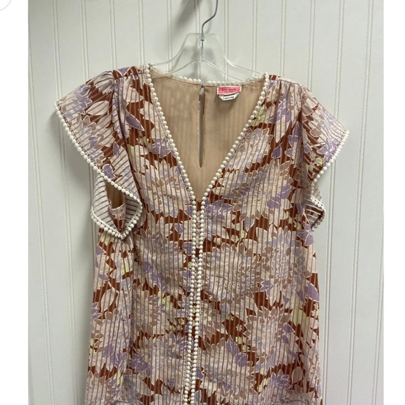 KATE SPADE Exotic Bloom Burnout Top - Picture 3 of 4